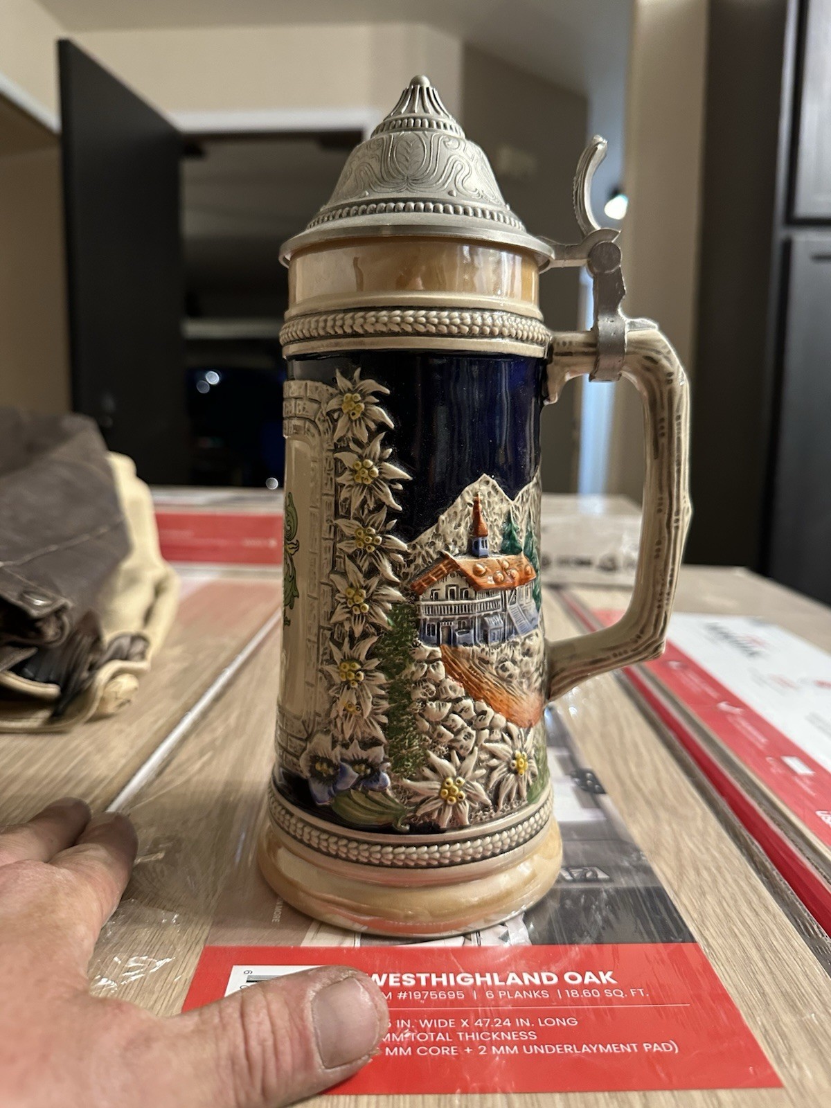Vintage German Beer Stien Stein Mug