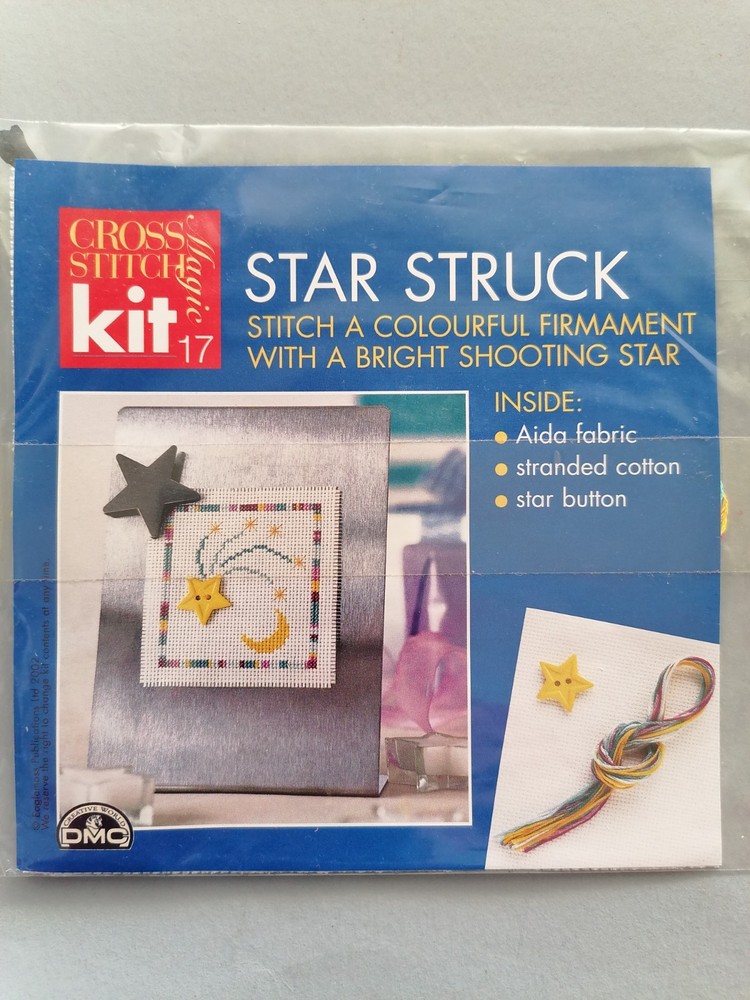 STAR STRUCK - Counted Cross Stitch Magic Kit with Chart, DMC - Issue 17