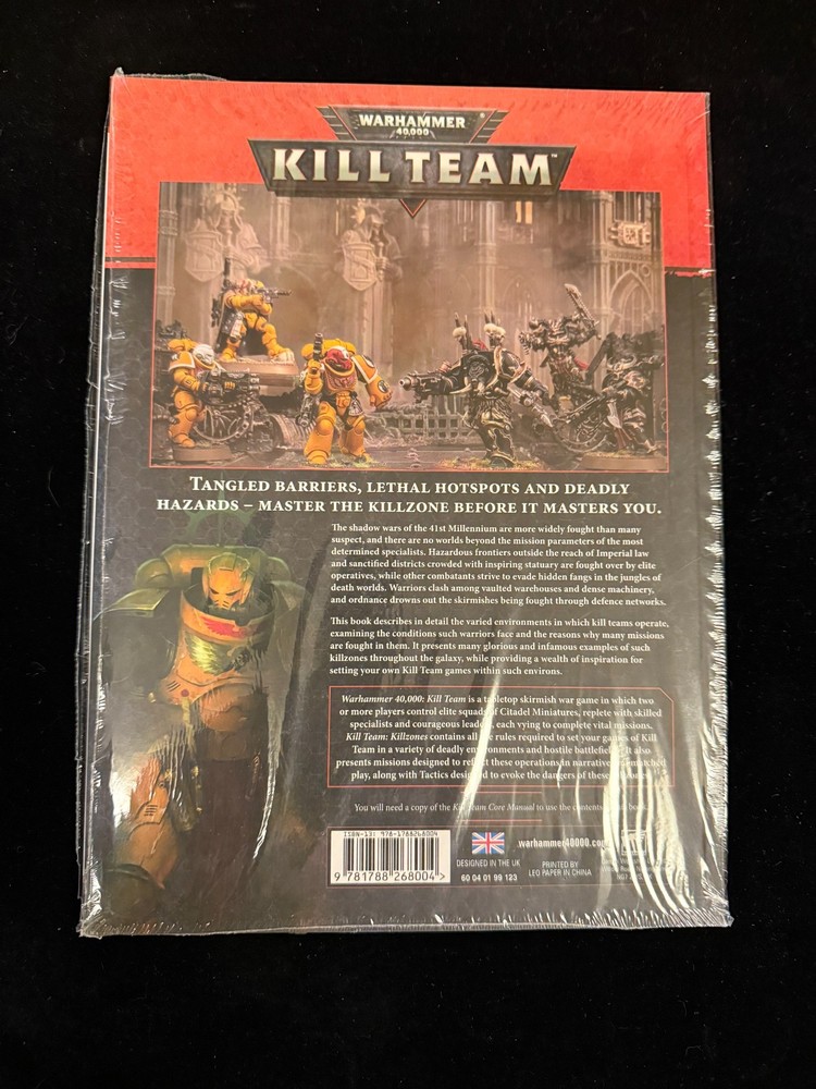 Warhammer 40K Kill Team Killzones Lethal Mission Environments B SEALED Rulebook