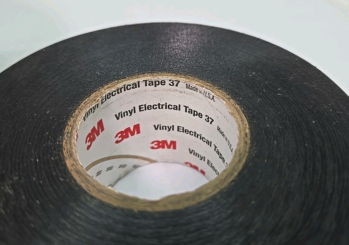 3 Pack-ROLLS 3M Vinyl Electrical Tape #37-1-1/2 in x 108' 36 Yards 1.5" 3 Rolls