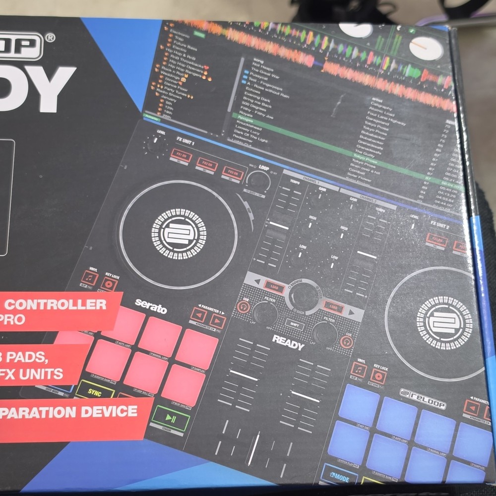 Reloop Ready Portable Double Deck DJ Controller for Serato Loop/Sampler Filter