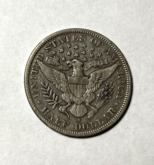 1894-S Barber Half Dollar Choice Original VF++