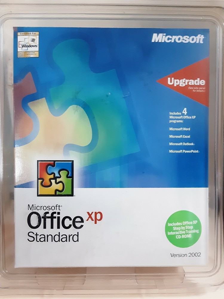Microsoft Office XP Standard 2002 Upgrade _ Sealed