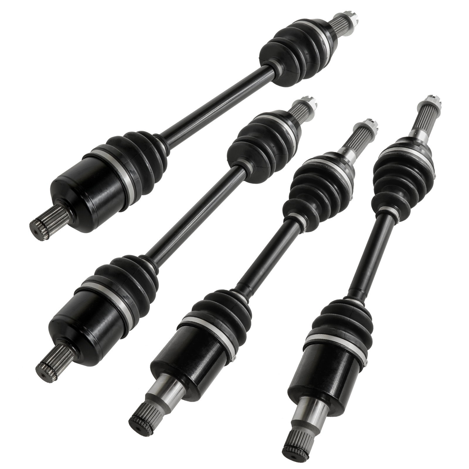 Front Rear Left Right Complete CV Joint Axles for Polaris RZR 800 EFI 2008-2013
