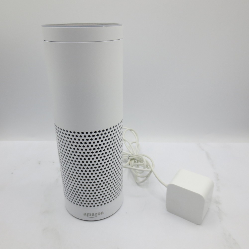 Amazon Echo Alexa Bluetooth Wi-Fi Smart Speaker 1st Generation White