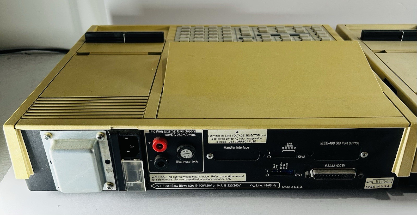 Lot Of 2 Stanford Research Systems SR715 LCR Meter Powers on untested Sold As Is