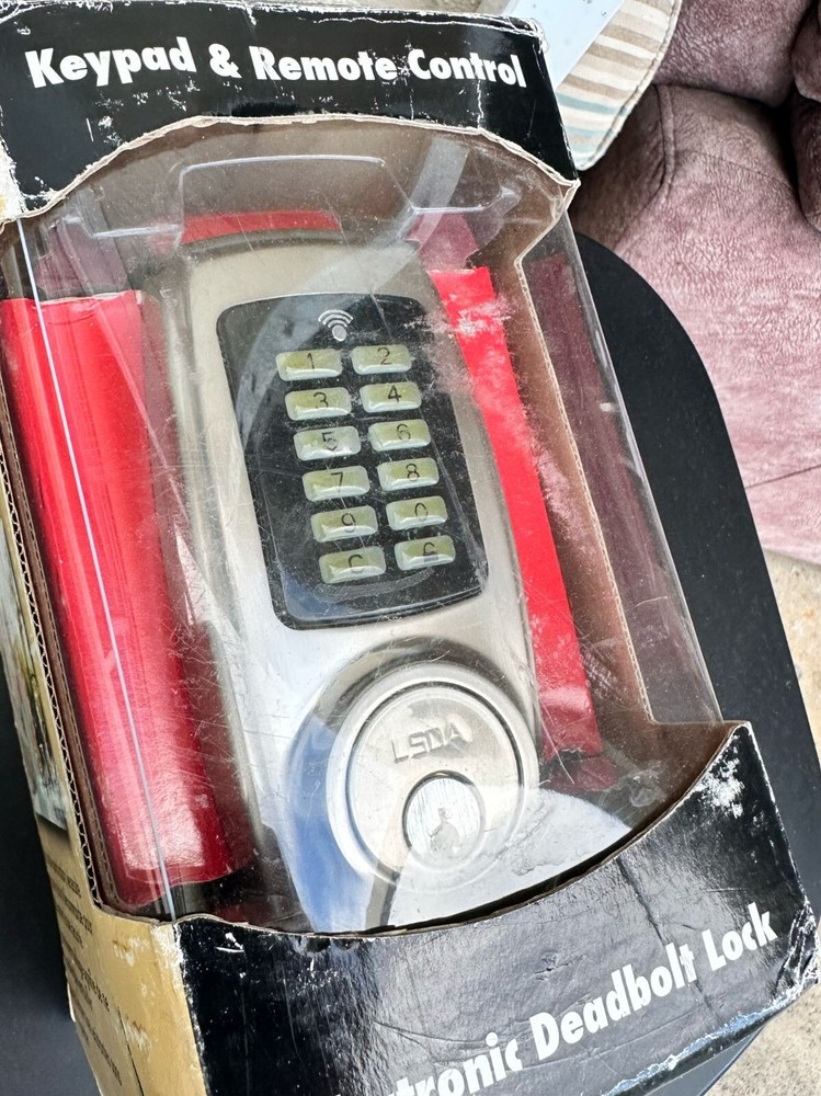 LSDA DEADBOLT ELECTRONIC KEYPAD AND REMOTE CONTROL 107601 - EL730