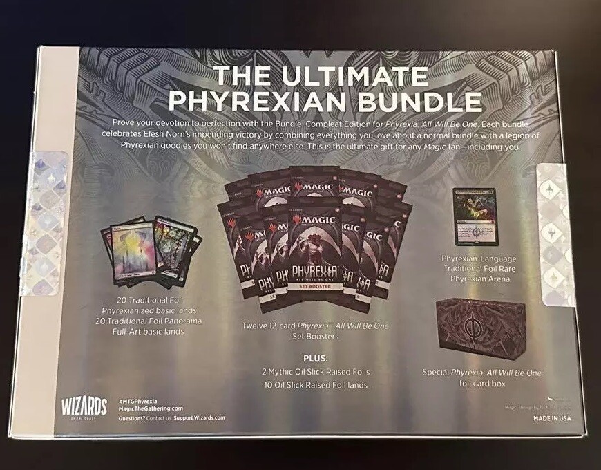 MTG Magic the Gathering Phyrexia All Will Be One Bundle Compleat Edition Box