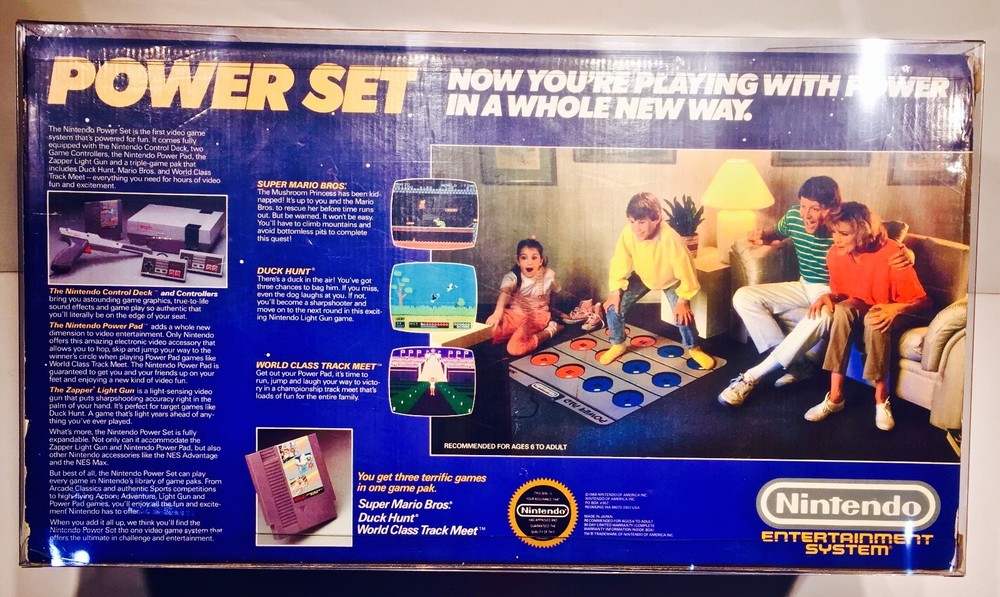 1 Console Box Protector For NES POWER SET Clear Custom Nintendo Display Boxes