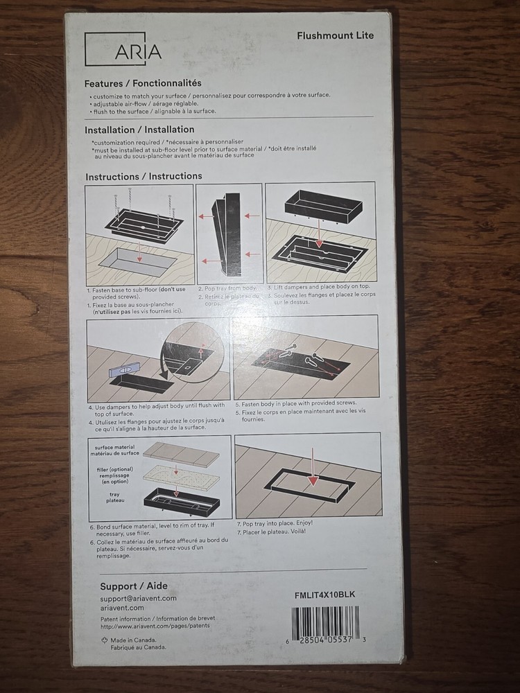 Aria Vent Flushmount Lite Edition (4 x 10)