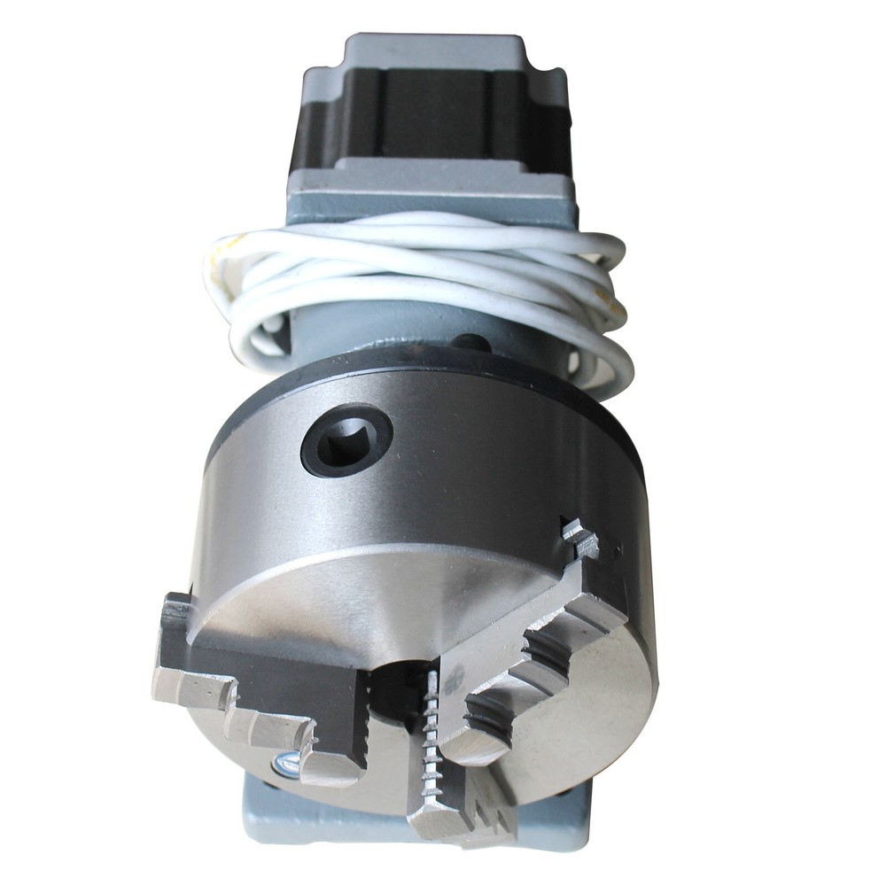Pneumatic Metal Marking Machine Dot Pin Marking Machine Rotary Axis Rotating Chu