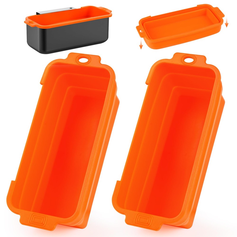 Silicone Grease Cup Liners 2-Pack: Blackstone Griddle Accessories - Reusable...