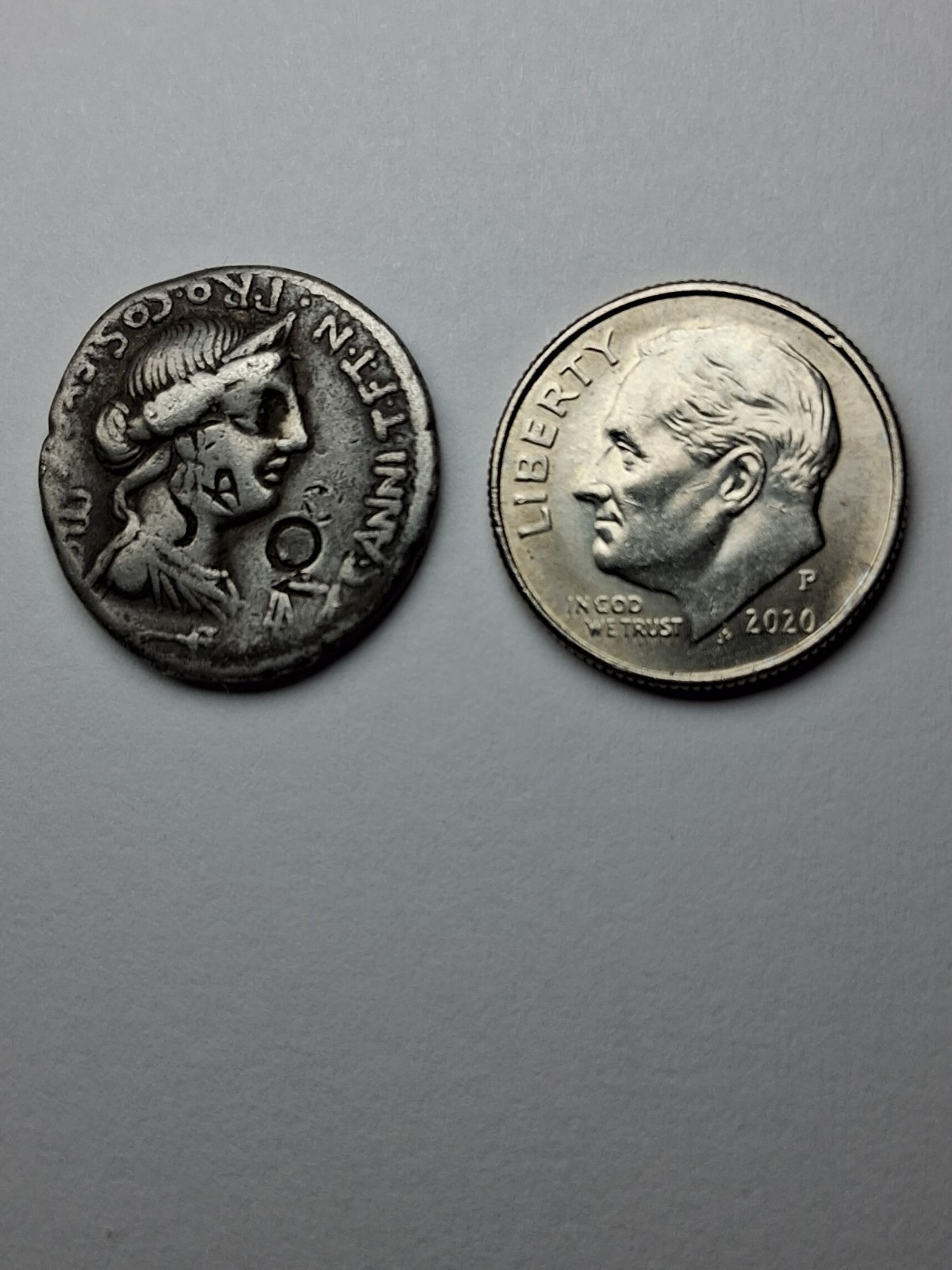 Roman Republic, C. Annius & L. Fabius Hispaniensis Denarius, 82-81 BC