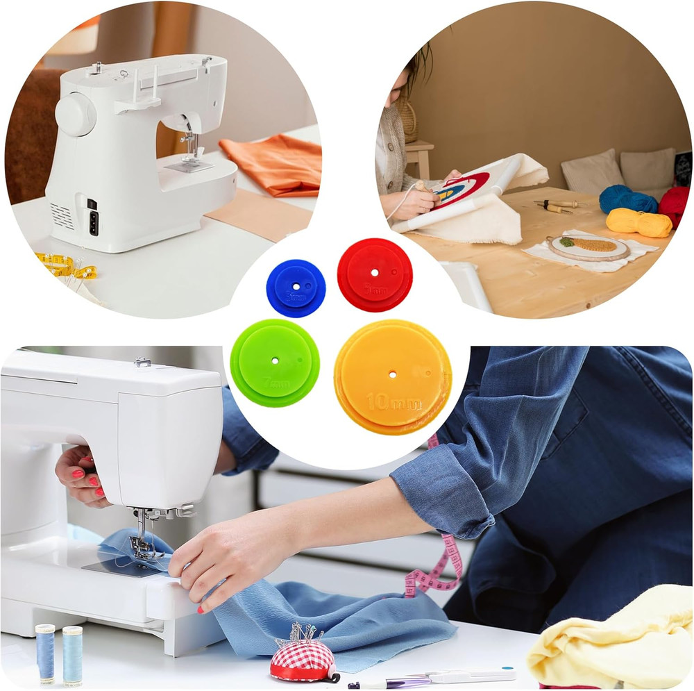 4Pcs Colorful Circle Sewing Tracing Wheel, Marker Quilting Patchwork Tracing Whe