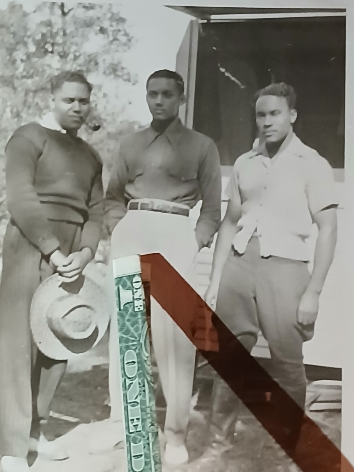 Antique African American *COLORED FRIENDS * CALVIN LITTLEJOHN * FORT WORTH TEXAS