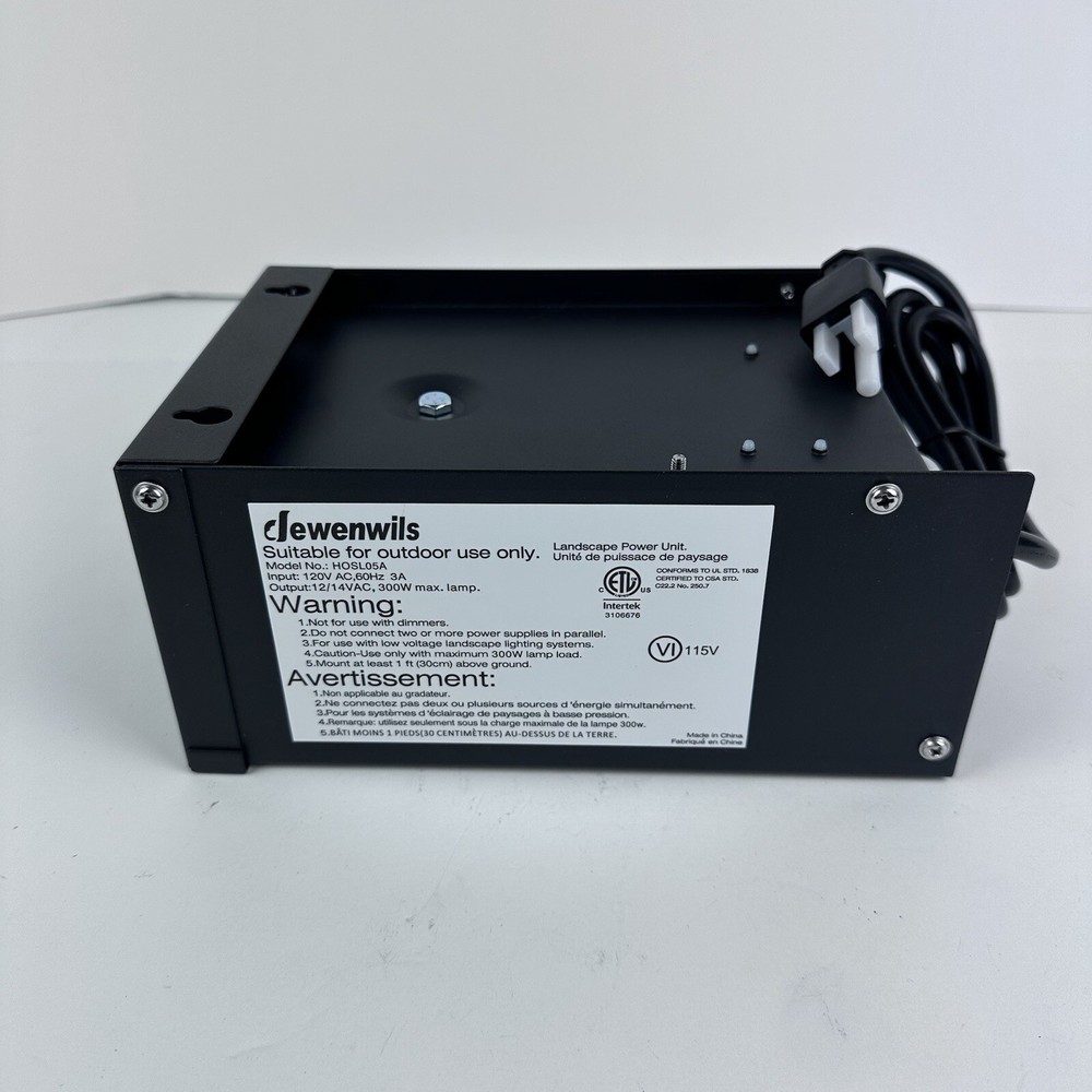 Dewenwils 200W Low Voltage Landscape Transformer with Timer & Photocell Sensor
