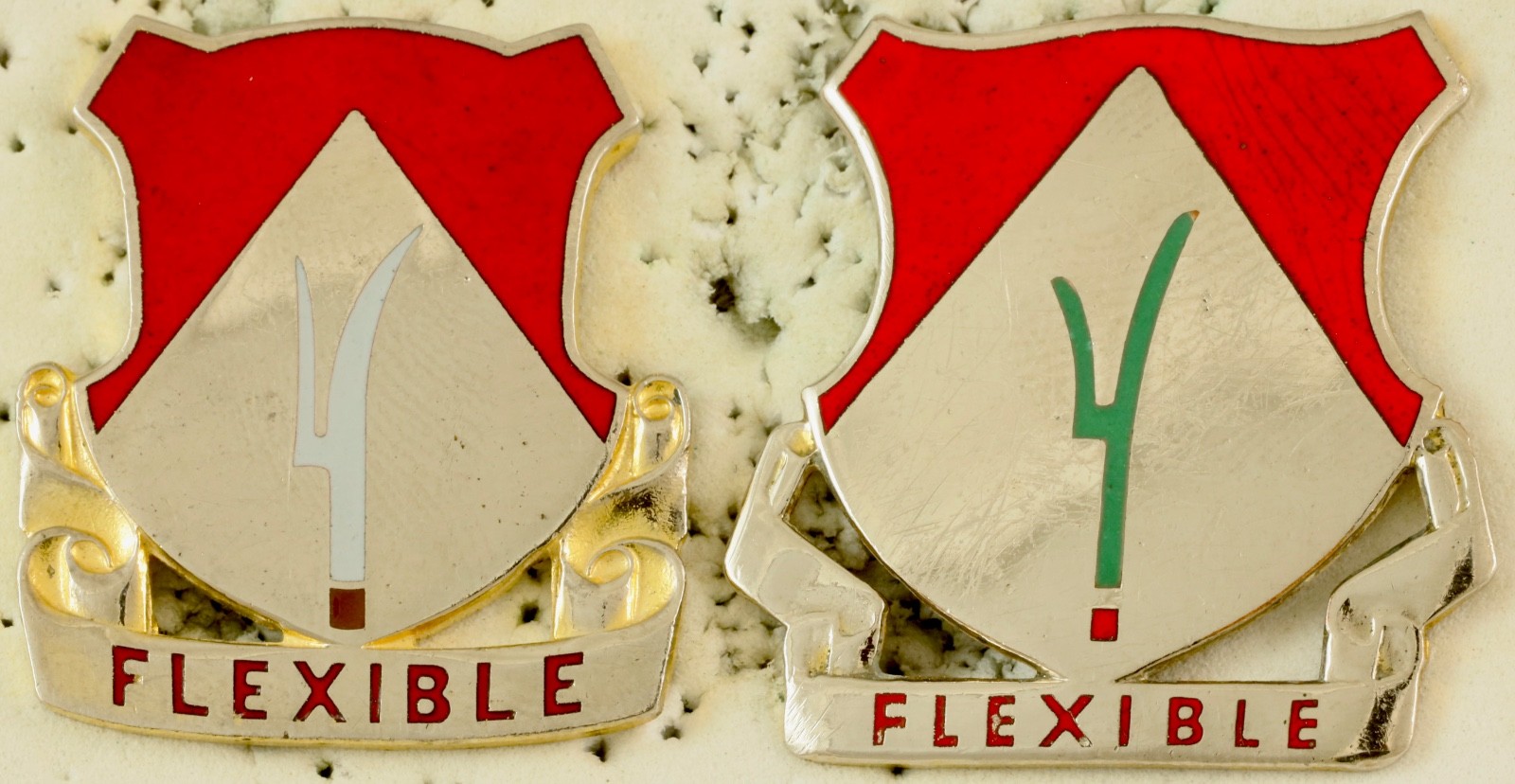 PAIR 94th Field Artillery Bn Crest DI/DUI CB NHM-Foreign/NS Meyer VARIATIONS