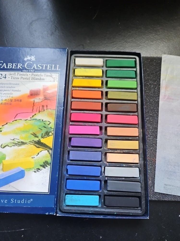 Faber-Castel Creative Studio Soft Pastels, 24 Count