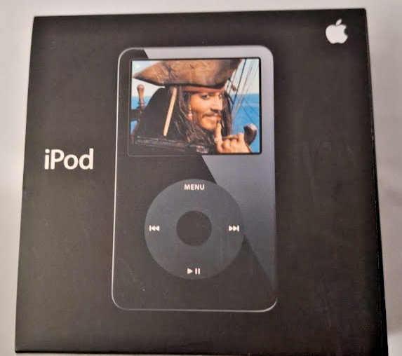 Box Only For iPod 30GB 7500 Songs PC & Mac Includes Earbuds