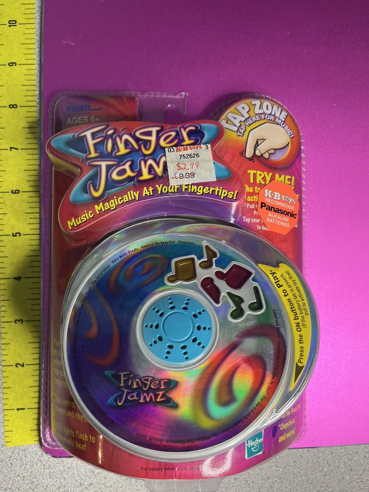 Finger Jamz 2002 By Tiger Electronics NEW