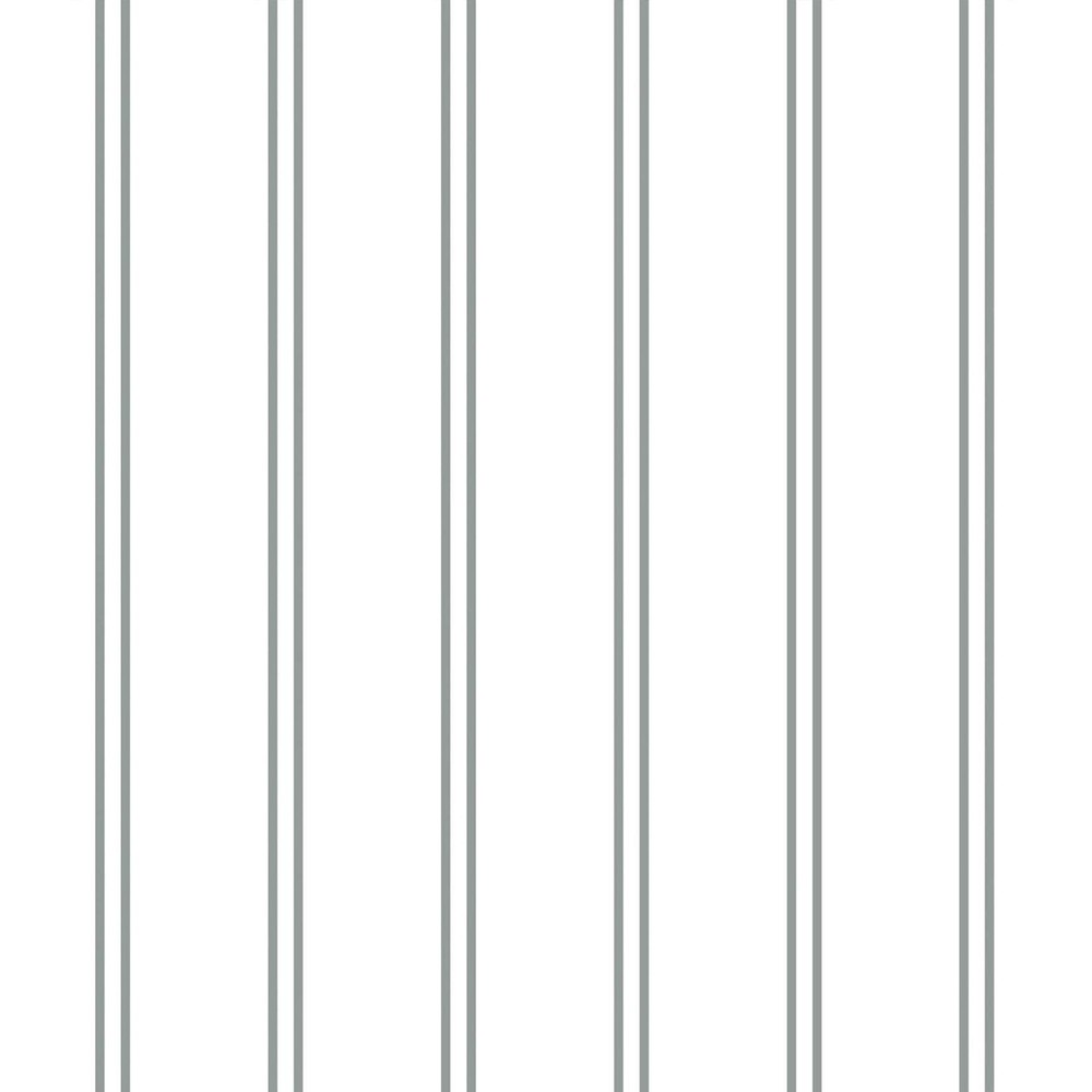 Wake In Cloud - Striped Comforter Set, Light Gray Grey Vertical Stripes Pattern