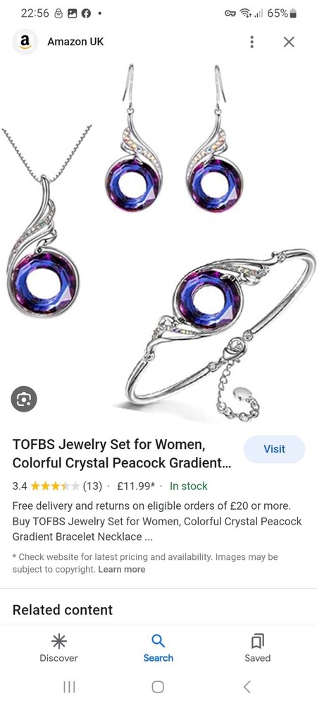 Tofbs  Jewelry   Set