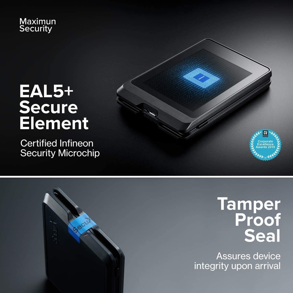 SecuX W10 Secure Crypto Hardware Wallet Large Touch Screen