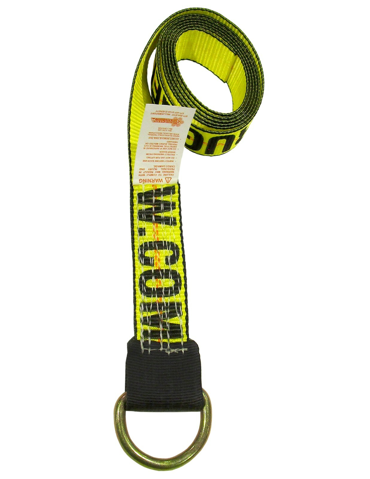 USA 8pc Yellow 8' Lasso Strap 2" Ratchet w/ Finger Hook Tow Truck Tire Wheel Tie