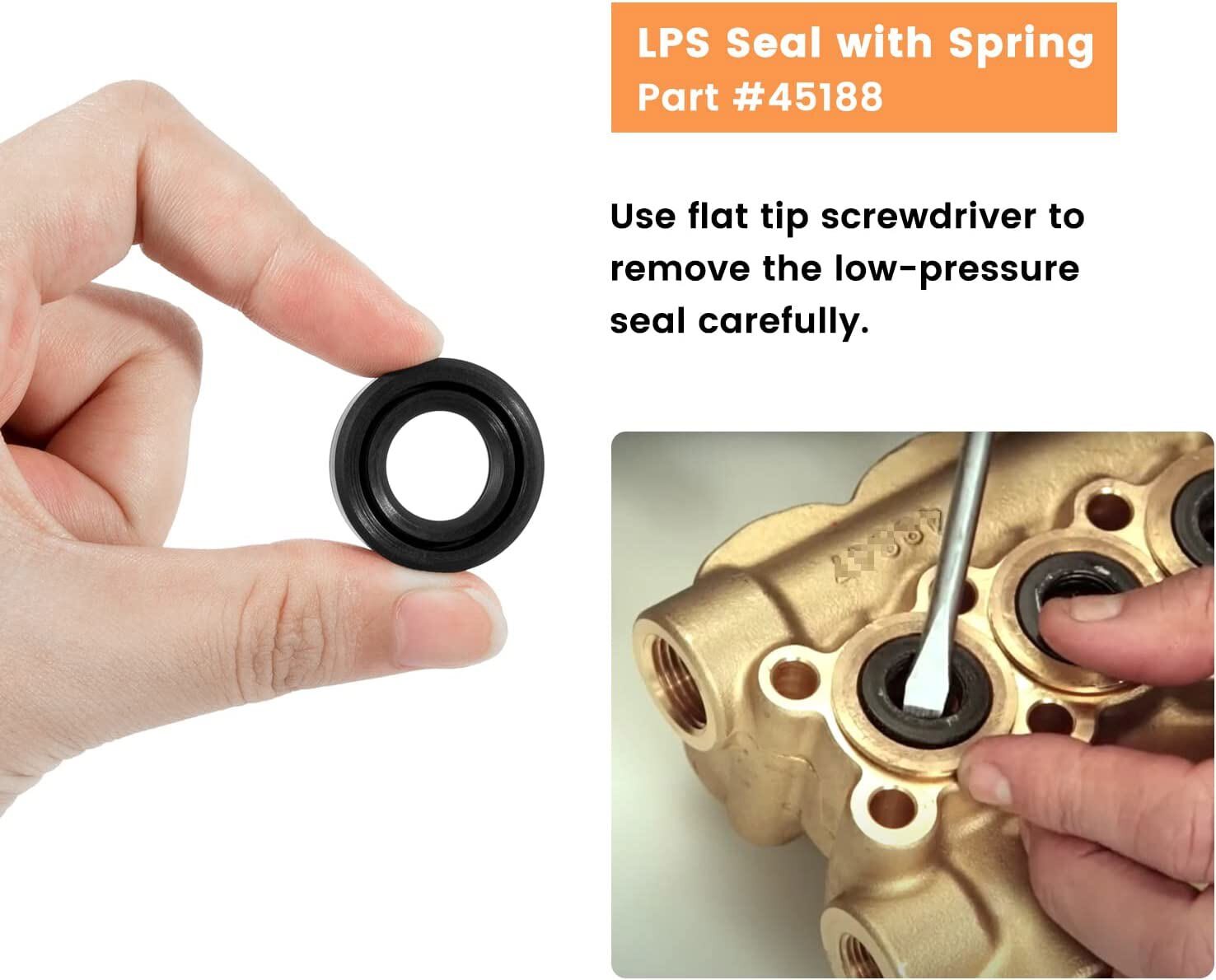 34262 Seals Rebuild Kit Fits Cat Pump 66DX 6DX Pressure Washer Pump 6DX35G1I