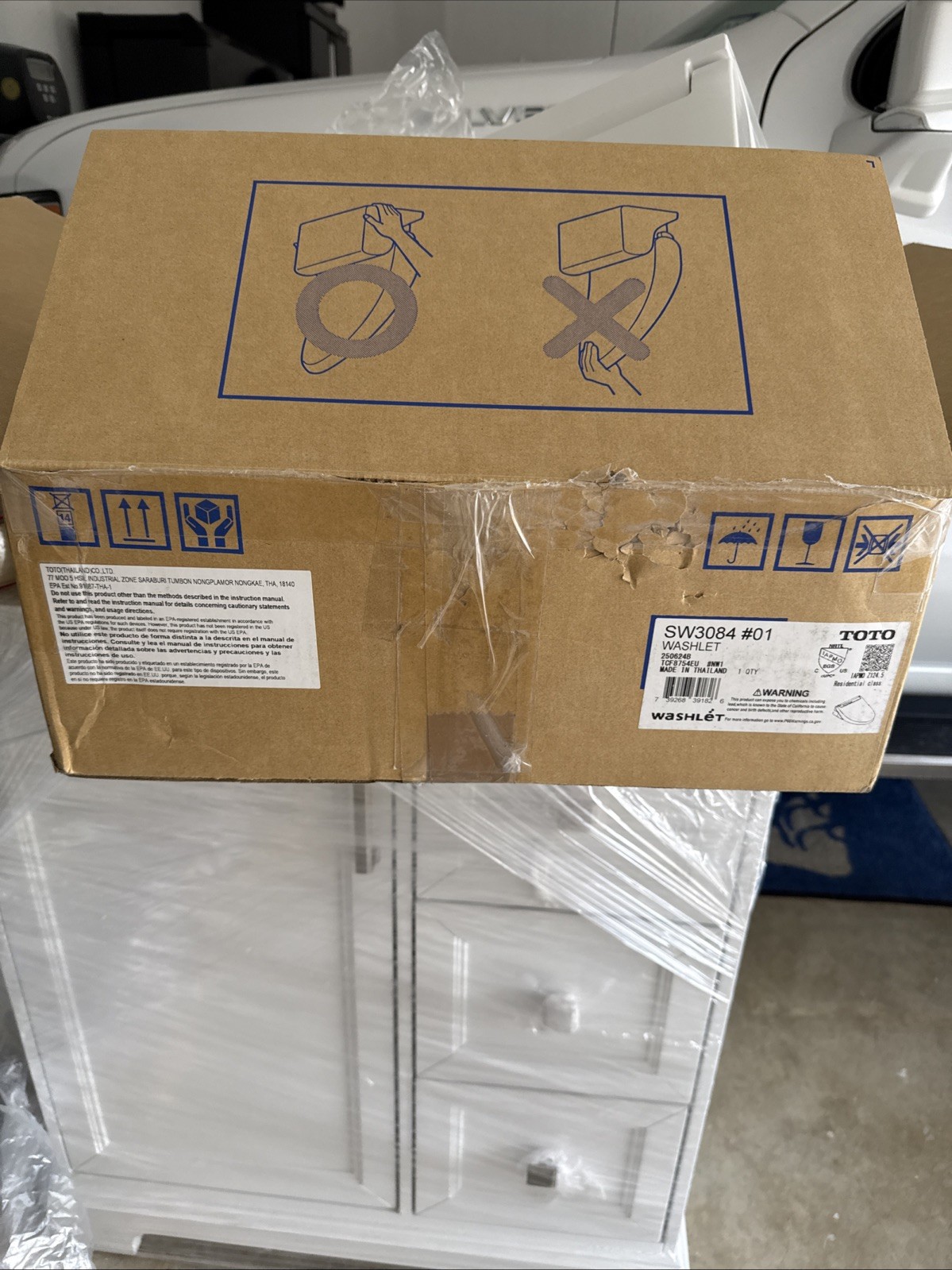 TOTO WASHLET C5 Elongated Electronic Bidet Seat - Cotton #SW3084