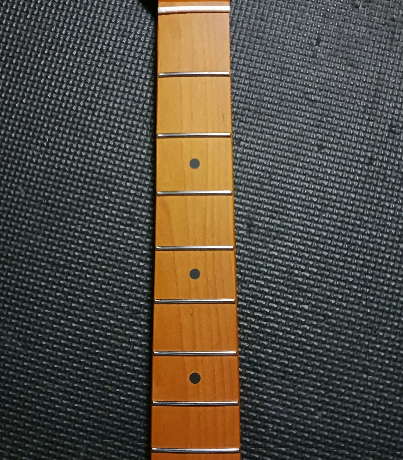 70s Style Strat Neck- Roasted Canadian Maple 👍 Quality!