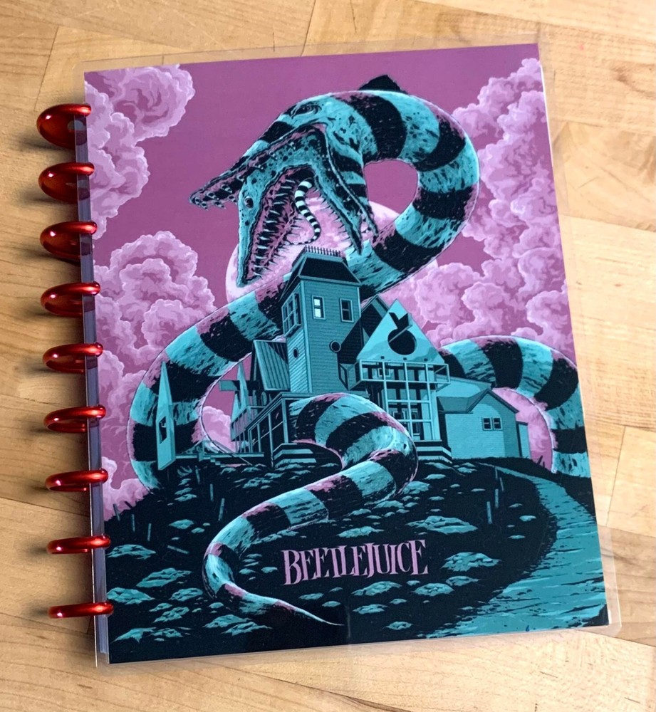 Beetlejuice Monster Inspired Cover Set 4 use with Classic HAPPY Planner~