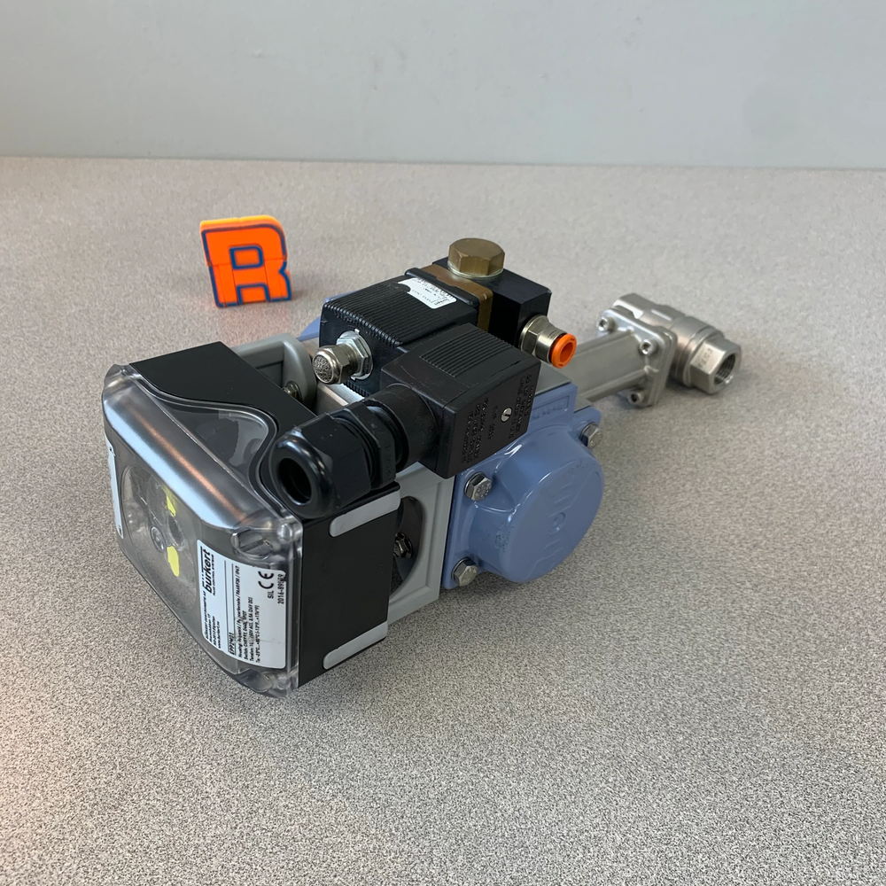 Burkert EPP2M01 Part-Turn Actuator Assembly w/ Valve (No Box)