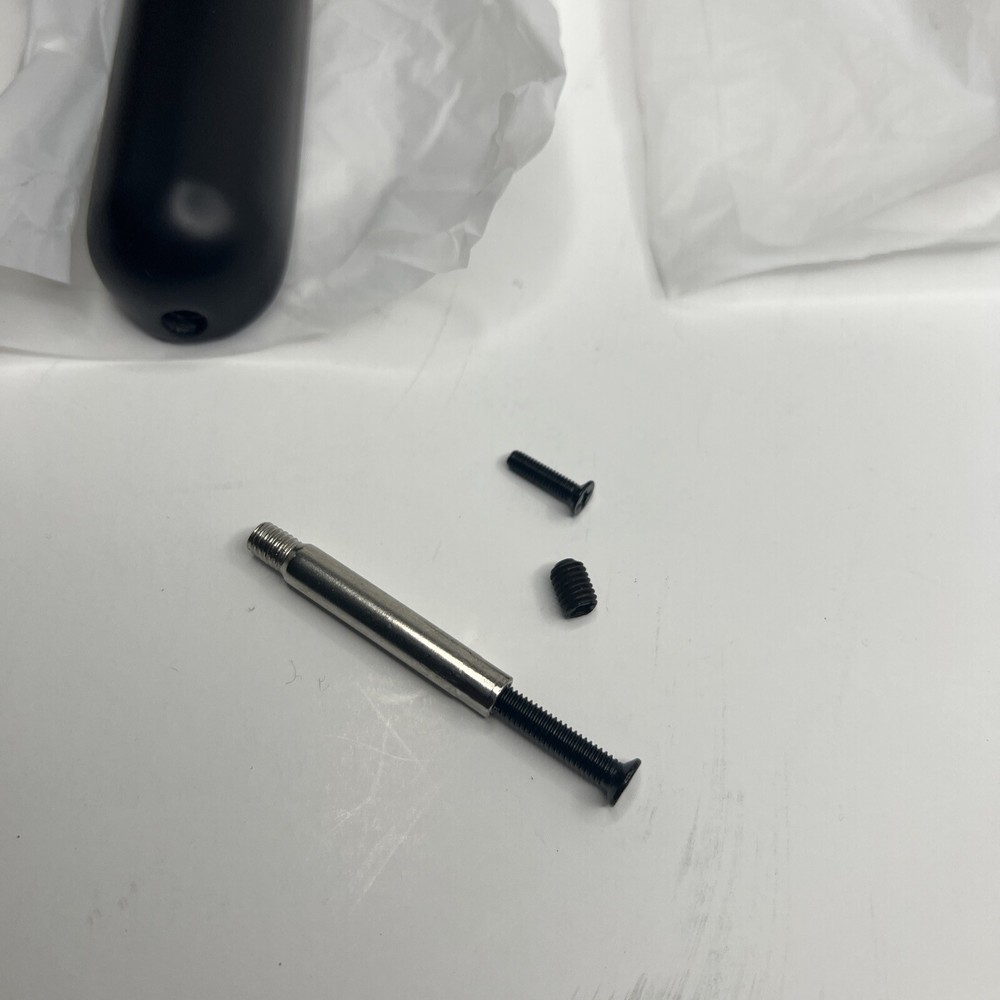 HANDLES ONLY Foxgard Matte Black Biometric Code Keyless Entry Fingerprint Handle