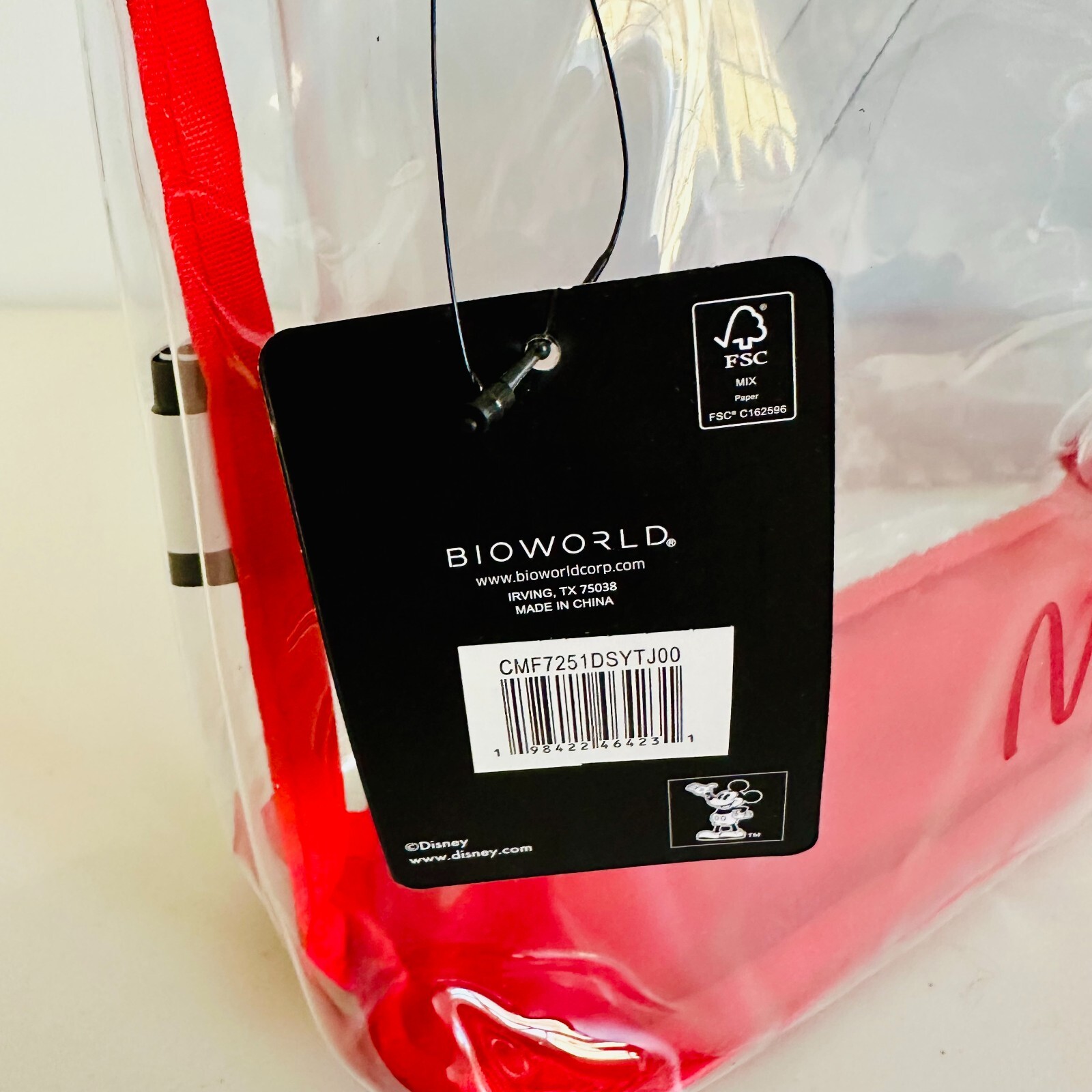 BIOWORLD MICKEY MOUSE 4-PIECE WRISTLET WALLET CARDHOLDER COSMETIC CASE GIFT SET