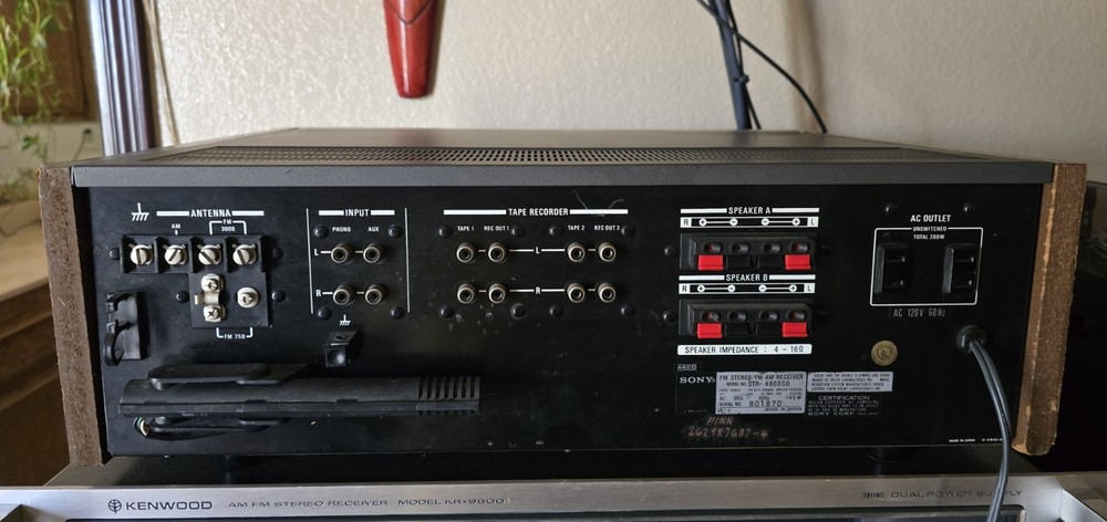 SONY STR-4800SD FM STEREO/ FM-AM RECEIVER