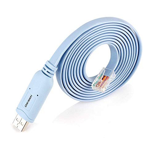 USB Console Cable,USB to RJ45 Console Cable for Cisco Routers/AP 6 ft