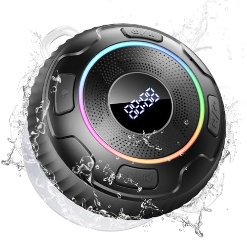 Bluetooth Shower Speaker, Bluetooth Speaker 5.3, 6D Sound, Portable Speaker