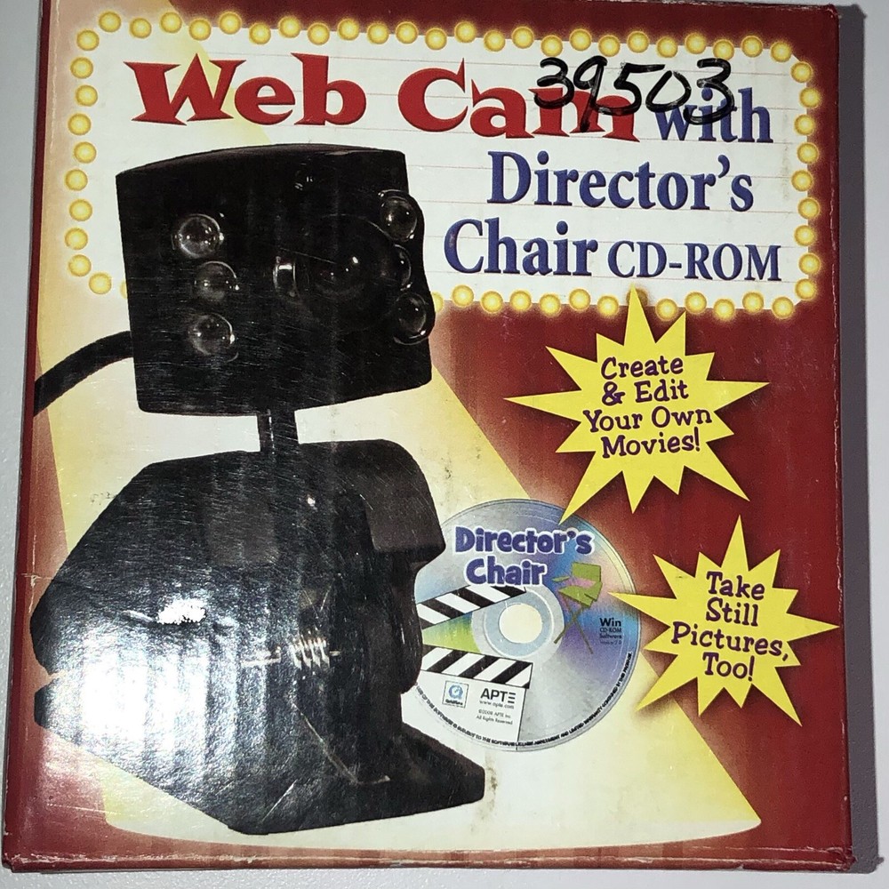 Web Cam With Director’s Chair Cd-rom
