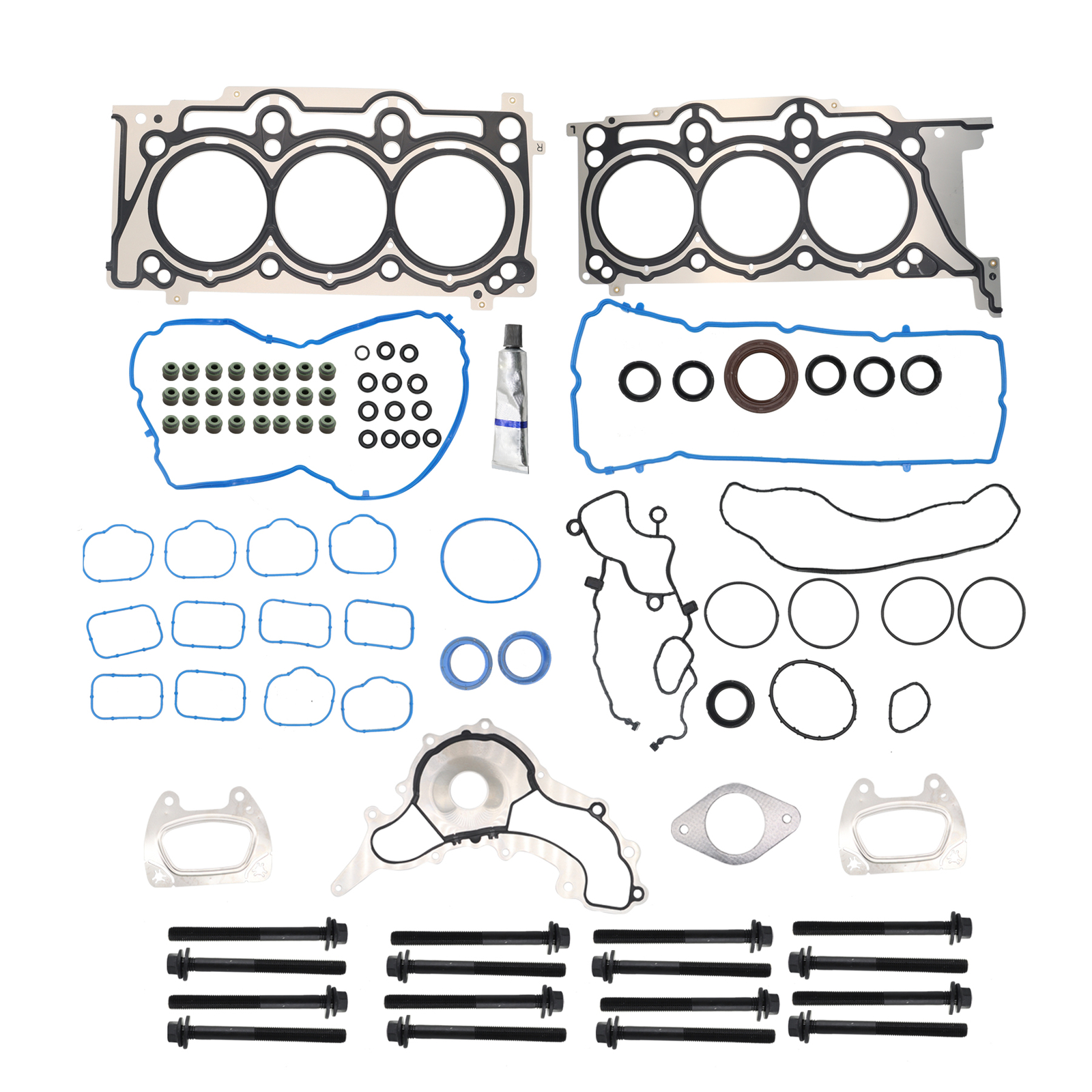 Head Gasket Set Bolts For 11-16 Ram Chrysler Dodge Avenger Jeep 3.6L DOHC VIN G