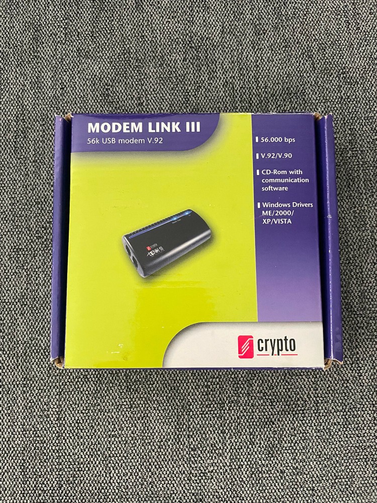 Crypto Link III usb modem 56k V.92