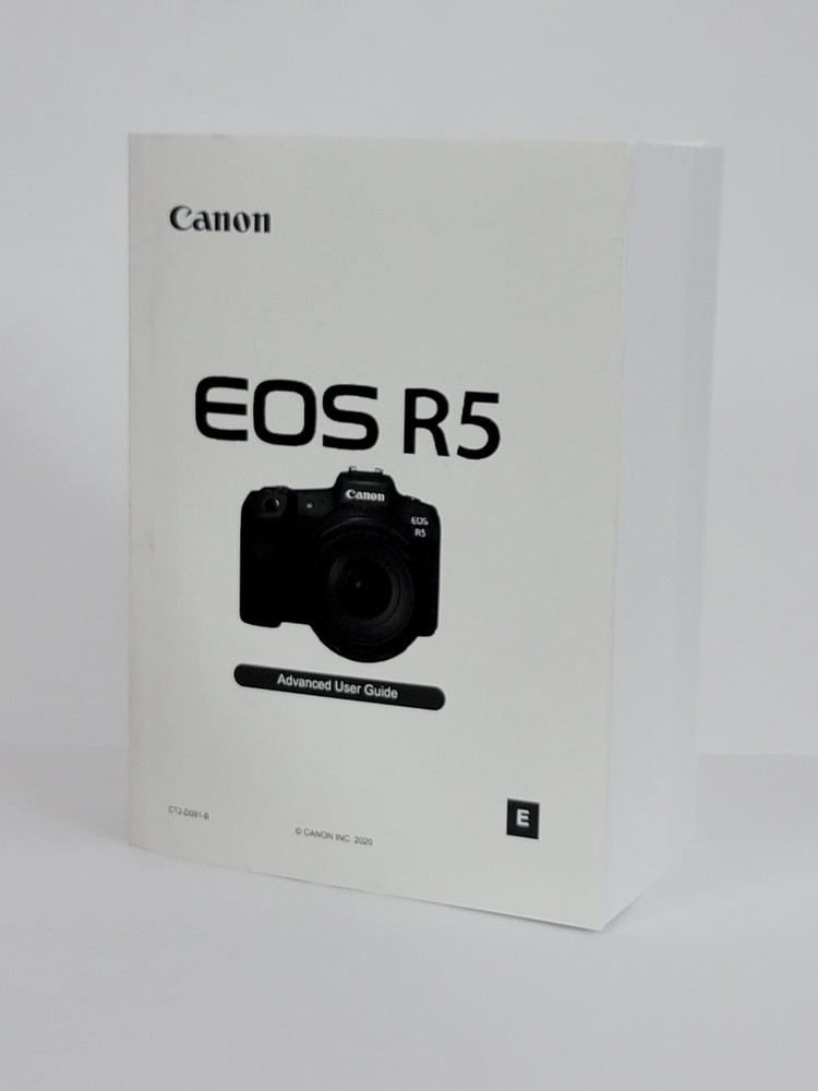 Canon EOS R5 Instruction Owners Manual  EOS R5 Book NEW