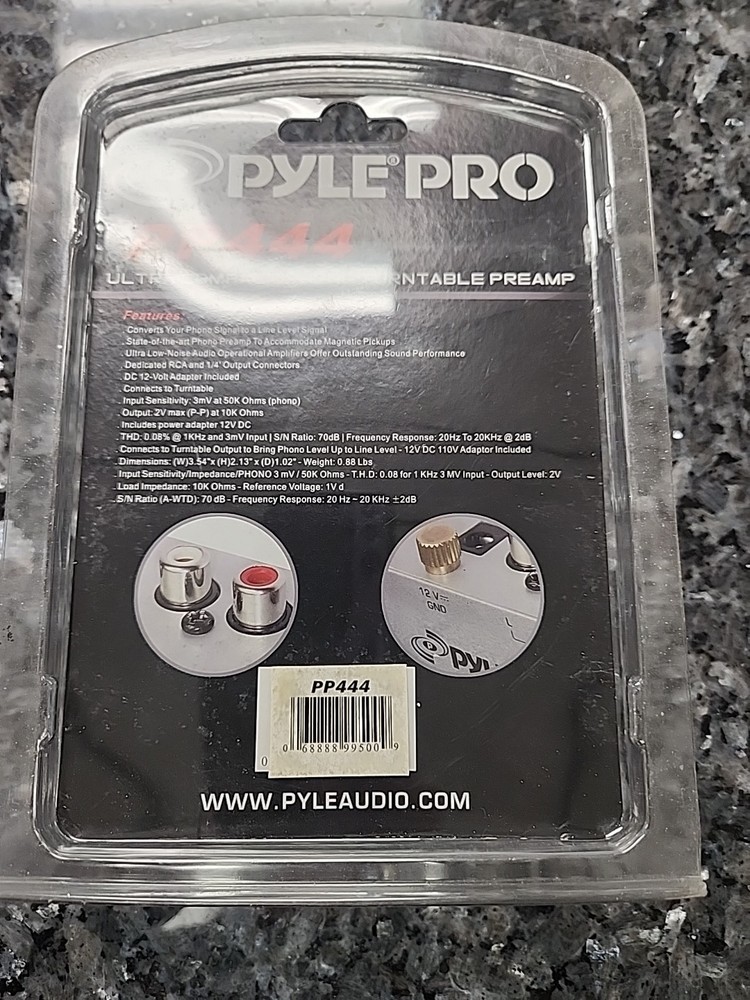 NEW Pyle Pro PP444 Compact Phono Turntable