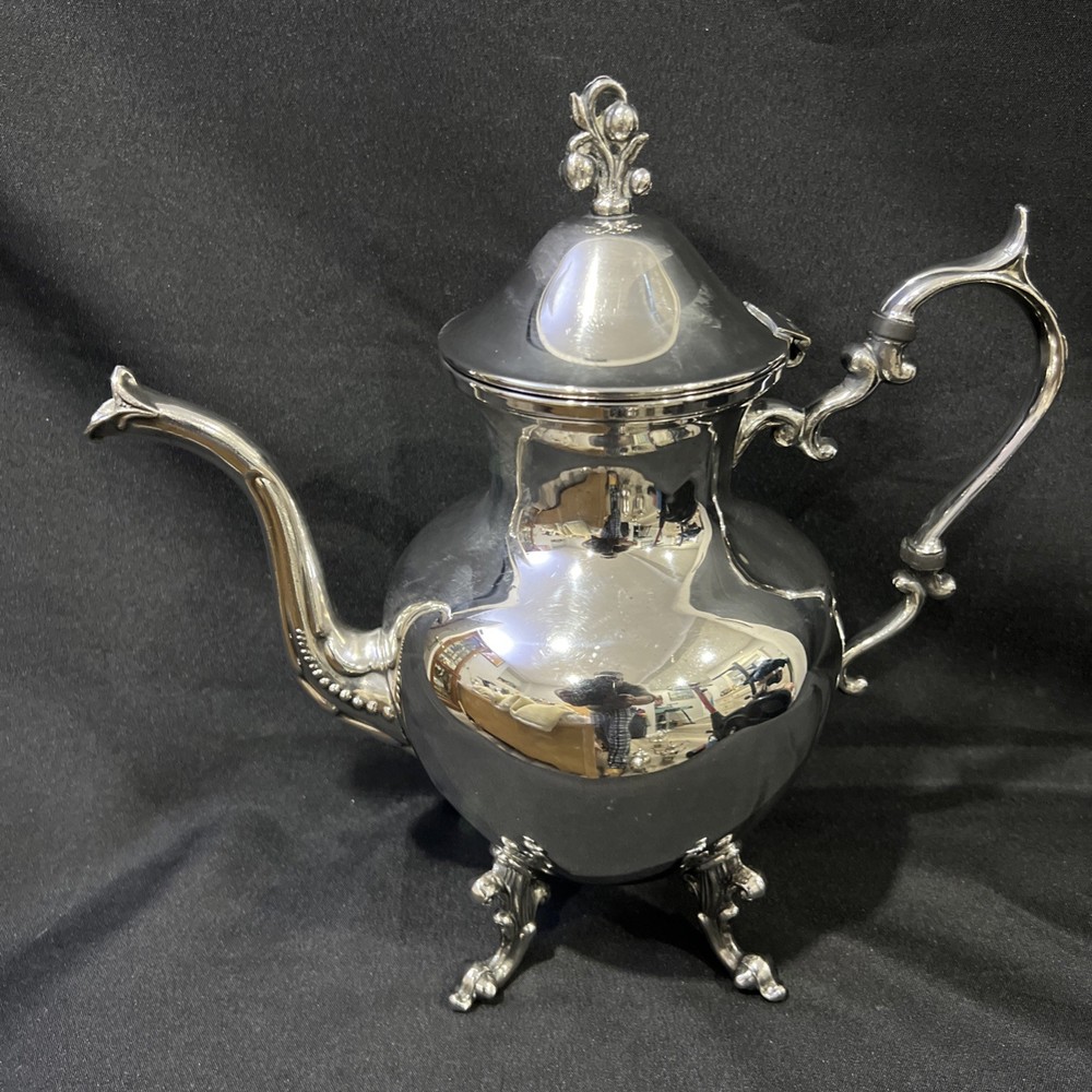 Silver Plated Tea Coffee Kettle