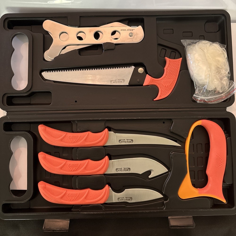 Outdoor Edge Wild Pak Game Processing Set - 8 Piece WP-2