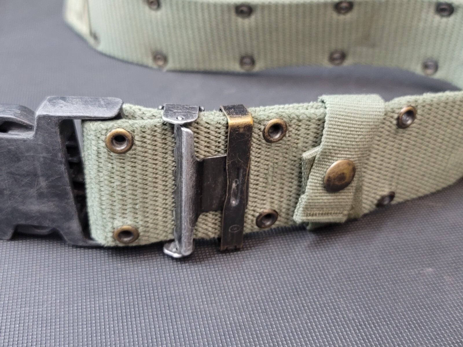 USGI US Military Individual Equipment Nylon Utility Belt LC-2 Large Alice LBE