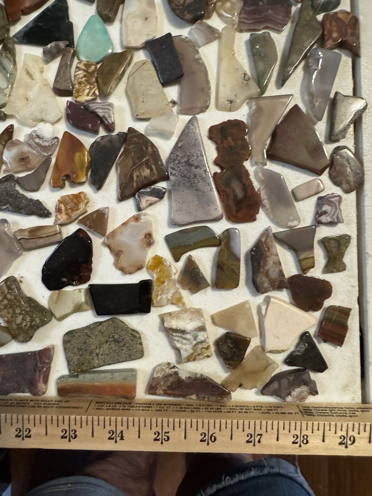 8 POUNDS SLICED POLISHED ROCKS