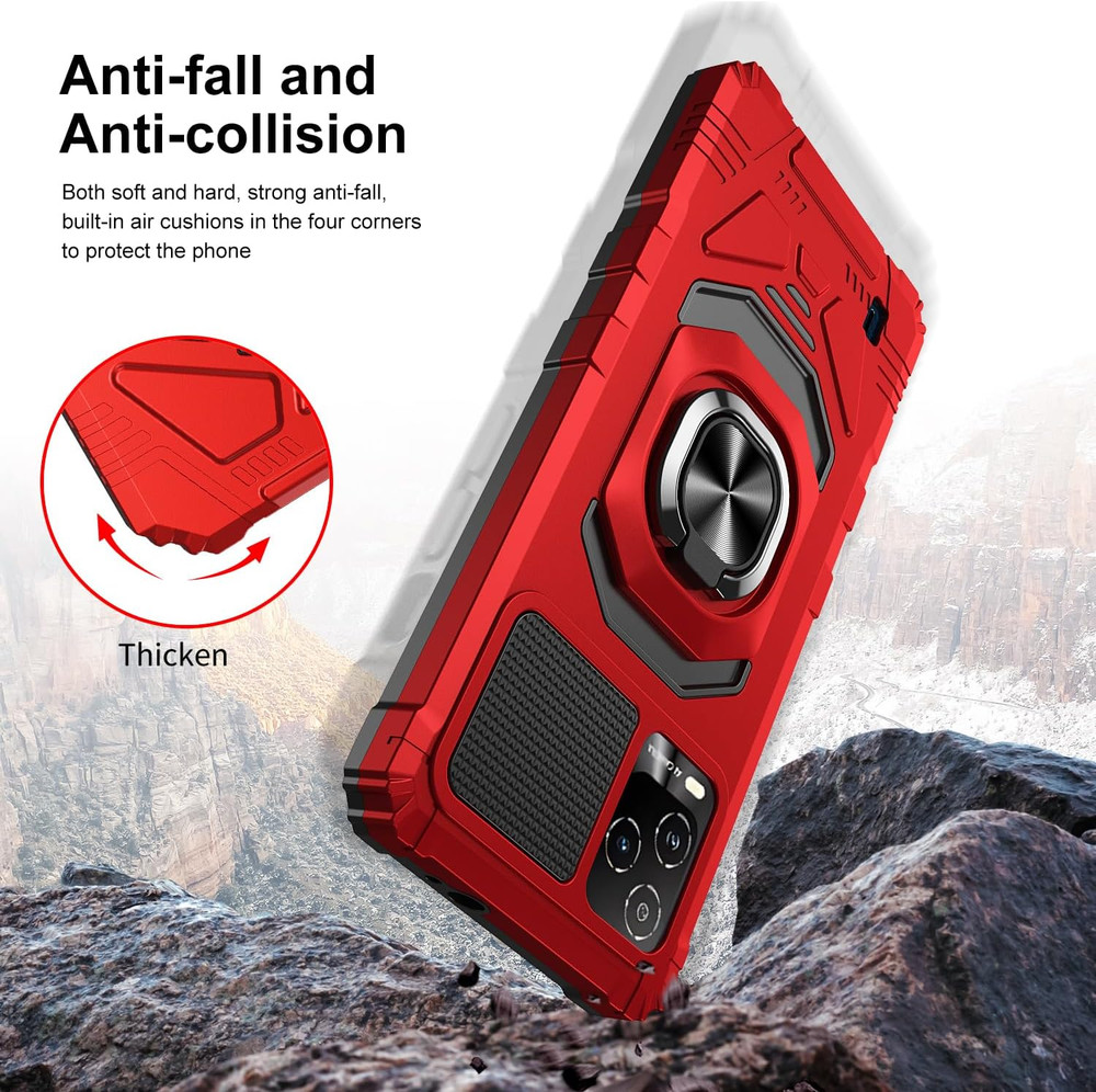 Compatible for BLU View 5 Pro B170D Case with Tempered Glass Screen Protector