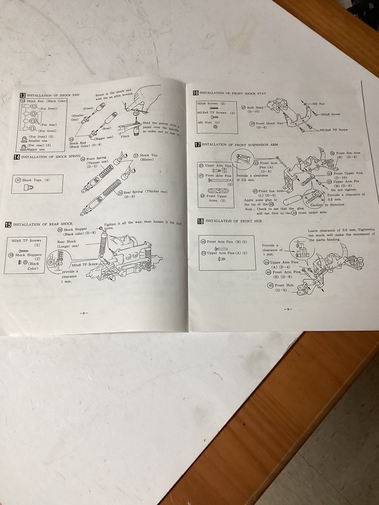 VINTAGE KYOSHO BAJA BUG MANUAL