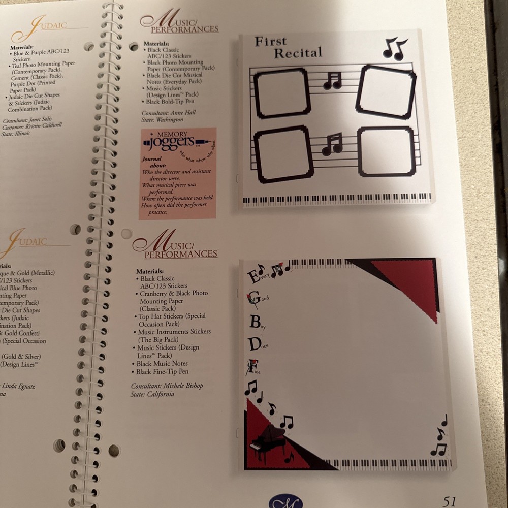 creative memories idea books
